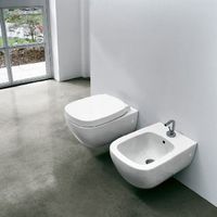 Биде Laufen Palomba 8.3080.1 подвесное без крышки — фото 2, Биде