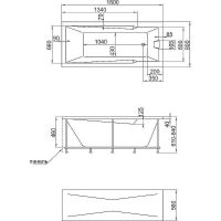 Товар: Акриловая ванна Creto Regia 180х80 12-18080 без гидромассажа - фото 2 Акриловая ванна Creto Regia 180х80 12-18080 без гидромассажа — фото 2, Ванны