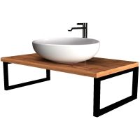 Столешница под раковину 1MarKa Grunge Loft 90 У85831 подвесная Дуб вотан — фото 1, Столешницы под раковину