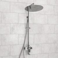 A166.117.137.087.CH Душевой комплект со смесителем — фото 1, Душевые стойки