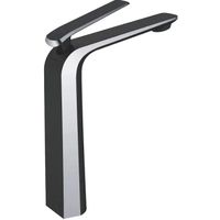 Смеситель для раковины Rose R13H R1311H Черный матовый Хром — фото 1, Смесители для раковины