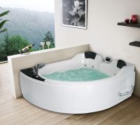 Акриловая ванна Gemy 170х133 G9086 K R с гидромассажем — фото 5, Акриловые ванны