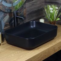 Раковина-чаша Jorno Melana 51 MLN-320353MB Черная матовая — фото 3, Раковины накладные