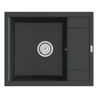 Мойка кухонная Point Римо 60 PN3010B, черный — фото 1, Кухонные мойки