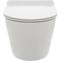 Товар: Унитаз AQUAme AQM2002 подвесной Белый глянец с сиденьем Микролифт - фото 6 Унитаз AQUAme AQM2002 подвесной Белый глянец с сиденьем Микролифт — фото 6, Подвесные унитазы