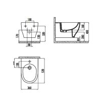 Товар: Биде Creavit Mare MA510-00CB00E-0000 подвесное Белое - фото 2 Биде Creavit Mare MA510-00CB00E-0000 подвесное Белое — фото 2, Биде подвесные