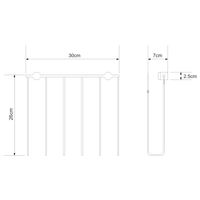 Товар: K-311 Держатель для газет - фото 5 K-311 Держатель для газет — фото 5, Аксессуары
