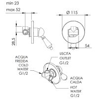 Товар: Смеситель для душа Remer Liberty Хром арт-LV30 - фото 2 Смеситель для душа Remer Liberty Хром арт-LV30 — фото 2, Смеситель для душа