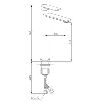 Смеситель для раковины Boch Mann Mimi BM8592 Хром — фото 4, Смесители для раковины