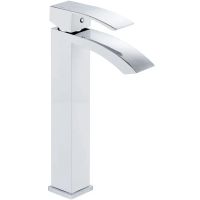 Смеситель для раковины Rose R15F R1511F Белый Хром — фото 1, Смесители для раковины