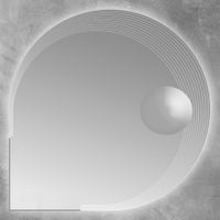 Зеркало Cezares арт-45012 — фото 1, Зеркала в ванную комнату