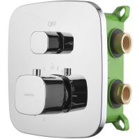 Товар: Смеситель для душа Swedbe Platta 9031 с термостатом Хром - фото 5 Смеситель для душа Swedbe Platta 9031 с термостатом Хром — фото 5, Смеситель для душа