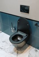 Унитаз Creto Logan L3 1003-002-L3BlMat подвесной Черный матовый без сиденья — фото 3, Подвесные унитазы