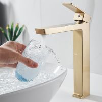 Смеситель для раковины Rose R18G R1811G-1 Золото матовое — фото 5, Смесители для раковины