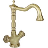 Смеситель для раковины Bronze de Luxe Royal 10105/1 Бронза — фото 1, Смесители для раковины