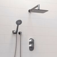 A16031 Thermo Встраиваемый комплект для душа с верхней душевой насадкой и лейкой — фото 2, Встраиваемые душевые комплекты