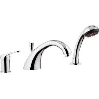 Смеситель на борт ванны Remer Remix R07 Хром — фото 1, Смесители на борт ванны