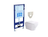 Комплект AQUATEK АМАДЕО (рама AQUATEK Standard INS-0000012(без клавиши и крепежа)+унитаз АМАДЕО AQ11 — фото 1, Комплекты унитаз + инсталляция