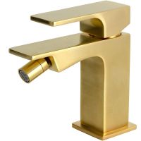 Товар: Смеситель для биде Remer Absolute AU22BG Золото брашированное - фото 1 Смеситель для биде Remer Absolute AU22BG Золото брашированное — фото 1, Смесители для биде