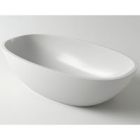 Раковина-чаша Holbi Tefia 63 1.02.008.11.1 Белая матовая — фото 1, Раковины накладные