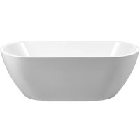 Акриловая ванна без перелива BELBAGNO BB70-1500-W0, 1500x750x570 — фото 1, Акриловые ванны