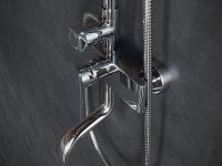 Душевая система Laguraty 17054 Хром — фото 6, Душевые стойки