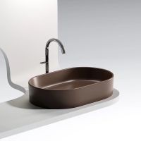 Раковина-чаша Ceramicanova Element 61 CN6048MDB Темно-коричневая матовая — фото 15, Раковины накладные