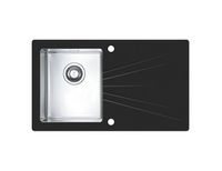 Мойка для кухни KARAT 10 (Цвет под заказ) 860X5001X правая в комплекте с сифоном 1127251 — фото 1, Кухонные мойки