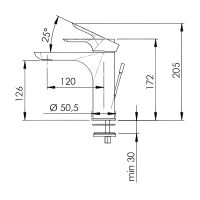 Смеситель для раковины Remer Infinity I10NO Черный матовый — фото 2, Смесители для раковины