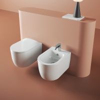 Унитаз Artceram Monet MNV001 05 00 подвесной Белый матовый без сиденья — фото 6, Унитазы