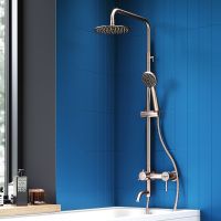 Душевая система Dorff Logic D0703000SS Нержавеющая сталь — фото 3, Душевые стойки