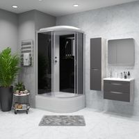 Душевая кабина Niagara Classic NG-2510-14L (120х80х215) высокий поддон(40см),стекло тонированное,4 м — фото 1, Душевые кабины