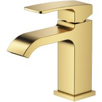 Смеситель для раковины Raglo R02.10.03 Золото матовое — фото 1, Смесители для раковины