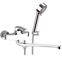 Смеситель для ванны Remer Class Line L49 универсальный Хром — фото 1, Смеситель для ванны