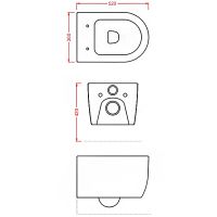 Товар: Унитаз Artceram Monet MNV001 01 00 подвесной Белый без сиденья - фото 5 Унитаз Artceram Monet MNV001 01 00 подвесной Белый без сиденья — фото 5, Унитазы