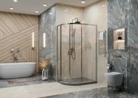 Товар: Душевой уголок Ambassador Kingston 120х80 14011108 профиль Хром стекло прозрачное - фото 6 Душевой уголок Ambassador Kingston 120х80 14011108 профиль Хром стекло прозрачное — фото 6, Душевые уголки