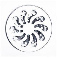 Трап для душа Veragio Canyon VR.CAN-2006.CR с решеткой Хром — фото 1, Трапы для душа