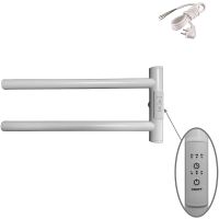 Электрический полотенцесушитель Маргроид Cook 190х110 Cook-1840-1049-9016R правый Белый матовый — фото 1, Электрические полотенцесушители