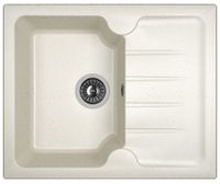 Dr.Gans Мойка "Лора" 620, белый CMc арт-25.020.A0620.401 — фото 1, Кухонные мойки