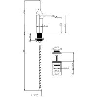 Смеситель для раковины Bossini Apice E89603.045 Белый матовый — фото 2, Смесители для раковины