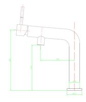 Смеситель для кухни ESKO K6 Нержавеющая сталь — фото 3, Смесители для кухни