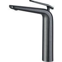 Смеситель для раковины Rose R39T R3911T Оружейная сталь — фото 1, Смесители для раковины