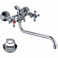 Смеситель для ванны Ledeme H26 2226L универсальный Хром — фото 1, Смеситель для ванны