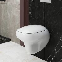 Товар: Унитаз Ambassador Diamond 123T20001R-122T20001 подвесной Белый глянцевый с сиденьем Микролифт - фото 6 Унитаз Ambassador Diamond 123T20001R-122T20001 подвесной Белый глянцевый с сиденьем Микролифт — фото 6, Подвесные унитазы