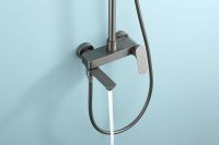 Душевая система Raglo R03.24.09 Графит матовый — фото 7, Душевые стойки