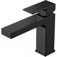 Смеситель для раковины Gattoni Kubik 2581/25N0 Черный матовый — фото 1, Смесители для раковины