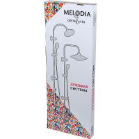 Товар: Душевая система Melodia della vita Square MSC00101C Хром - фото 5 Душевая система Melodia della vita Square MSC00101C Хром — фото 5, Душевые системы