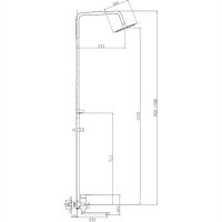 Товар: Душевая система Haiba HB24801 Нержавеющая сталь - фото 4 Душевая система Haiba HB24801 Нержавеющая сталь — фото 4, Душевые стойки