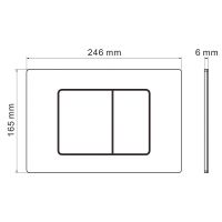 Товар: Клавиша смыва Iberica Blanca Inox-C IB.B011.004.001 Розовое золото глянцевое - фото 2 Клавиша смыва Iberica Blanca Inox-C IB.B011.004.001 Розовое золото глянцевое — фото 2, Кнопки смыва
