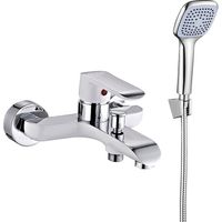 Смеситель для ванны Melodia della vita Heavy Metal MDV35640wt Белый Хром — фото 1, Смеситель для ванны